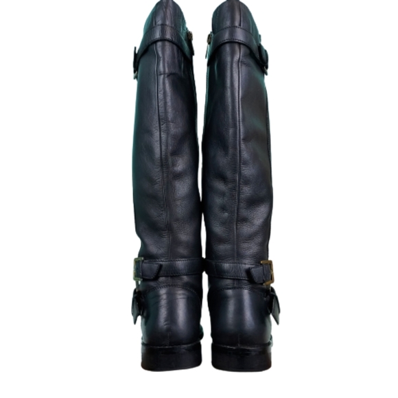 Sam Edelman knee high leather boots, women's size 7.5, black - Picture 11 of 11